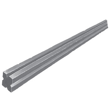12mm Square Single Groove Bar 3000mm Long 4 3a