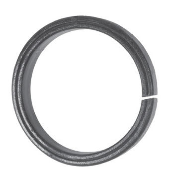 20mm Wide 8mm Thick 100mm Diameter Grooved Ring 18 2j