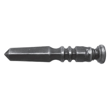 Curtain Pole End To Suit 12 16 or 20mm Round Bar Please Specify 205mm Long 40mm Wide 56 5