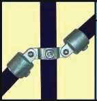 Galvanised Key Clamp Bracket For 48 3mm Outside Diameter Tube Nominal Bore 1 5 inch 60 16b