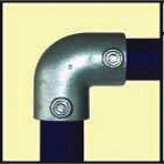 Galvanised Key Clamp Bracket For 48 3mm Outside Diameter Tube Nominal Bore 1 5 inch 60 8b